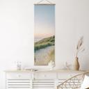 Póster de tela Dunas de la costa holandesa - Zwart - Panorama