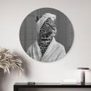 Glasbillede - Royale Spa time-out med leopard - Rahner - Round