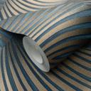 Guido Maria Kretschmer grafisk tapet Twill Fashion for Walls 5 blå