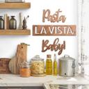 Decoración en madera caoba - Pasta La Vista Baby