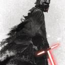 Vlies Fototapete - Star Wars Kylo Vader Shadow - 200 x 280 cm