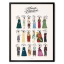 Póster Mujeres famosas de la literatura - Tohmé