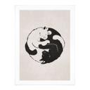 Póster gatos Ying & Yang - Tunaboylu