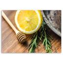 Canvasbillede, Citron og rosmarin