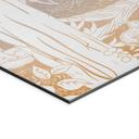 Fredfyldt skov med rådyr og ræve - Ombre - Kikki Belle – print på aluminium (Alu-Dibond)