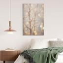 Lienzo Hojas de filigrana beige - Treechild