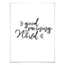 Póster - Buenos días Mundo