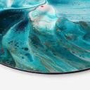 Tableau sur alu-Dibond rond Westum - Flying into the waves