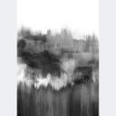 Fotomural Nouveauprints - Acuarela Pinceladas (negro)