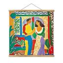 Póster de tela Lovers - Inspirado en Matisse - Zamart - Cuadrado