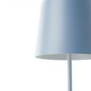 Tischleuchte Cosy, blau, 10 x 37 cm, Metall Tischleuchte Outdoor