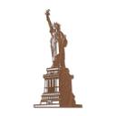 Arte en madera de caoba - Estatua de la Libertad