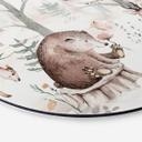 Tableau en alu-Dibond Kvilis - Amis des animaux - Rond