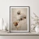 Plakat tørrede blomster - forgængelighedens elegance - Treechild