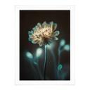 Plakat med skinnende blomsterhjerter - Treechild