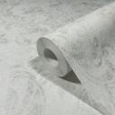 non-woven tapet hvid beige ornamental til stue soveværelse kontor marburg tapet