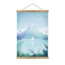 Tekstil plakat Rivers - New Zealand