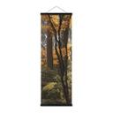 Póster de tela Árboles - Jardín japonés - Panorama