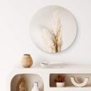 Tableau sur alu-Dibond 1X Studio - Herbes de la Pampa - Rond