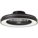 Deckenleuchte Levin, schwarz, 13,7 x 48,5 cm, Deckenventilator mit LED