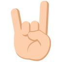 Muursticker Emoji Lets Rock
