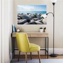 Zelfklevende Poster - Stenen Strand