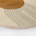 Billede af træ The Miuus Studio - Abstract Flow - Round