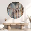 Wallsticker Flyvning gennem arkaderne - Schmucker - Rund