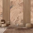 Elegant marmor tapet beige med striber - non-woven tapet til en stilfuld atmosfære