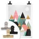 Frederiksson Plakat - Colourful Mountains