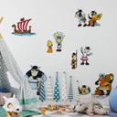 Muursticker Wickie de Viking Set