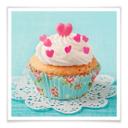 Poster - Hearts on Cupcake