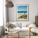 Póster de vacaciones junto al mar con vistas a las dunas - Rivers