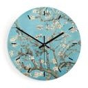 Wanduhr aus Glas - van Gogh - Mandelblüte Ø30 cm