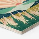 Hexagone - Bois SpaceFrog Designs - Retro été