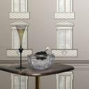 Versace Papier peint intissé Palazzo No 12 fenêtre façade gris bleu néo classique