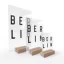 Typografi til bordvisning Berlin