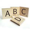 Dekorative bogstaver - Scrabble
