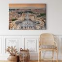 Lienzo Hugonnard - Plaza San Pedro Roma