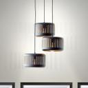 Pendelleuchte Silvio, gold, 120 x 52 cm, Metall Pendelleuchte