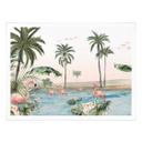 Póster Kikki Belle - Flamingo Oasis
