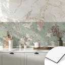 Stænkplade til køkken Kraner i kirsebærblomstrende grøn - Bloomery Decor