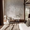 Fotobehang woonkamer natuurmotief - elegante wilgentakken in beige - Ms Tiff