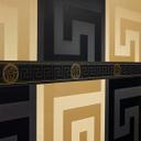 Versace Tapetbanner Græsk, sort