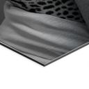 Billede med sølveffekt Royale Spa time-out med leopard - Rahner – print på aluminium (Alu-Dibond)