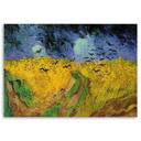Canvasbillede, Hvedemark med ravne - Vincent van Gogh