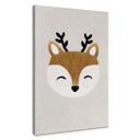 Lærredsprint - Orara Studio - Cute Reindeer