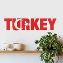 Muursticker Turkey