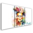 3-delt lærredstryk, Frida Kahlo