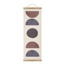 Póster de tela 1X Studio - Formas abstractas en tonos tierra - Panorama